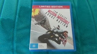 Mission: Impossible Rogue Nation Blu-Ray Unboxing