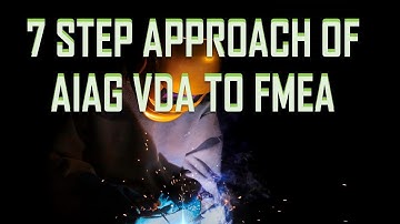 7 step approach of AIAG VDA to FMEA