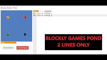 How I Beat Blockly Games Pond with 2 lines of script only
