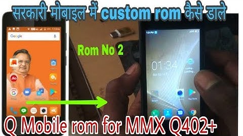 Install custom Rom in Micromax q 402 Plus, install custom rom QMobile OS for Micromax q 402 Plus