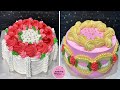 Simple Skill Cake Decorating Tutorials Like a Pro | How To Make Cake Decorating For Beginners