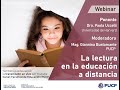 Webinar: La lectura en la educación a distancia