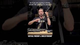 Which Foregrip is Better, Vertical or Angled? #shorts