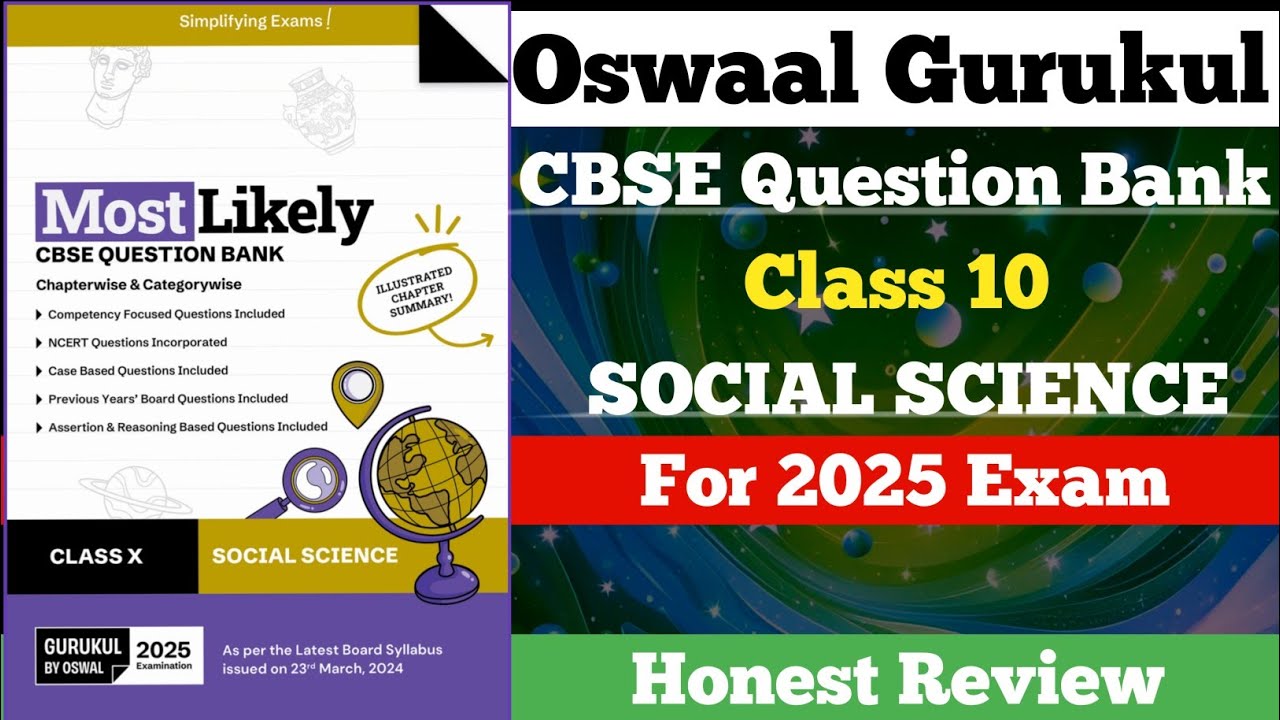 Most Likely Question Bank For Class 10 Social Science | Gurukul by ...