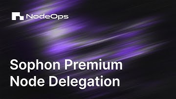 🚀 Sophon Premium Node Delegation on NodeOps Console | Step-by-step guide