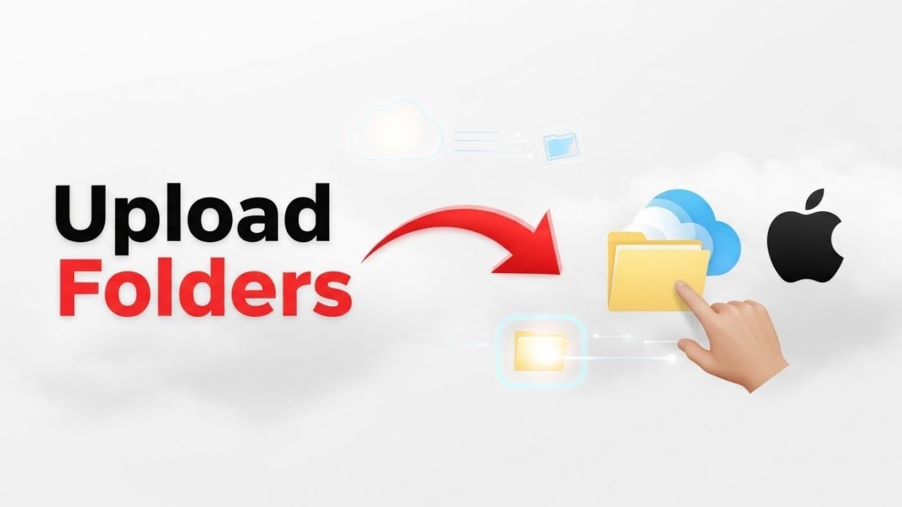 How To Upload Folders In iCloud - YouTube