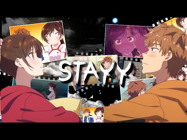 Justin Bieber - Stay Anime Typography Edit | Mizuhara X Kazuya | Rent a Girlfriend | Alight Motion class=