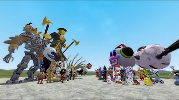 ALL DARK DECEPTION CHAPTERS 1-5 NPCs VS Five Nights at Freddy