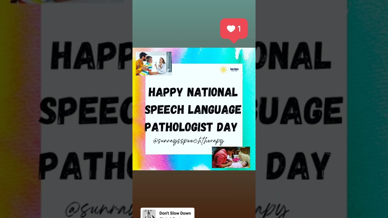 Happy National Speech Language Pathologist day YouTube