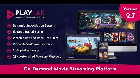 How to make PlayLab – On Demand Movie Streaming Platform v2.7 | CodeZoneBD