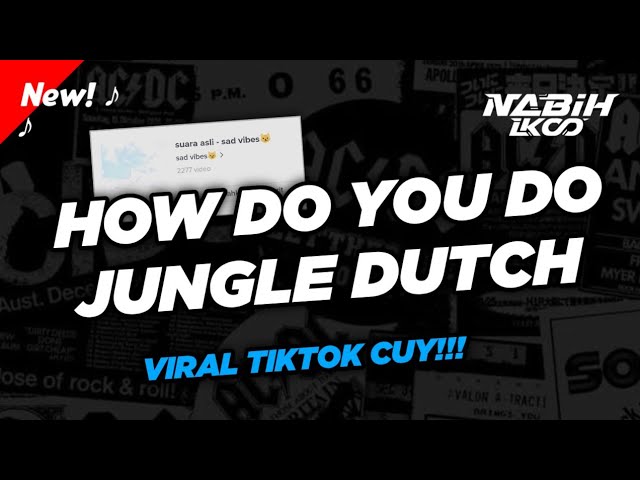 DJ HOW DO YOU DO X JUNGLE DUTCH V4 VIRAL!!! class=