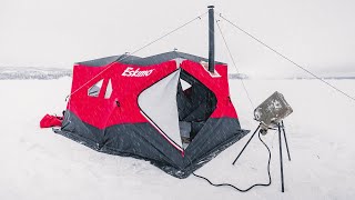 Hot Tent Ice Fishing and Winter Camping