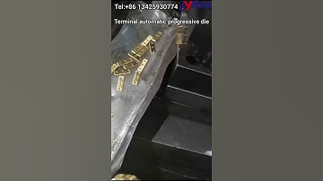 Full automatic progressive die, circuit breaker terminal automatic stamping mold