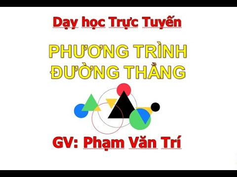 PT đường thẳng