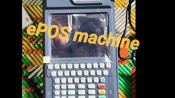 how to operate ePOS machine in PDS  step by step use operating, finger scanning on ePOS machine