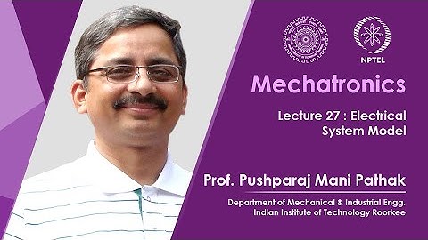 Lecture 27 : Electrical System Model
