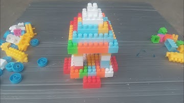 Satisfying diy temple #building blocks #building blocks ASMR#blocks game 