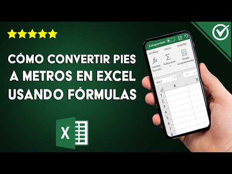 ¿Cómo convertir pies a metros en EXCEL usando fórmulas? - Unidades de medida