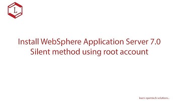 23.WAS7 Silent Installation with root account
