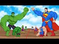 Evolution of HULK Vs Evolution of SUPERMAN - Arm Wrestling Fight : Who Is The King Of Super Heroes?