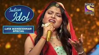 'Main Hoon Khushrang Henna' Par Arunita Ke Meethe Bol! | Indian Idol | Songs Of Lata Mangeshkar Resimi