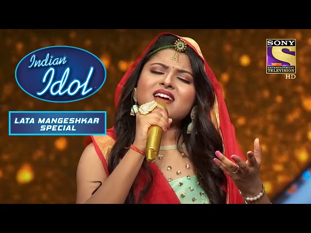 'Main Hoon Khushrang Henna' Par Arunita Ke Meethe Bol! | Indian Idol | Songs Of Lata Mangeshkar class=