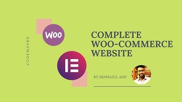 Create Complete woocommerce website - Bangla video by ocean wp, elementor & jet woo builder plugins