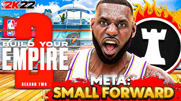 SEASON 2: NEW META SMALL FORWARD BUILD ON NBA 2K22! BEST BUILD ON NBA 2K22!