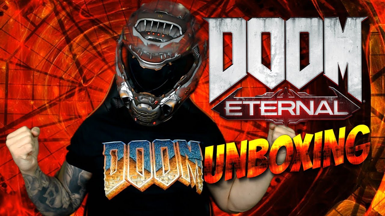 Hilarious and Fun Doom Eternal Collector's Edition Unboxing! Doom Guy Helmet!
