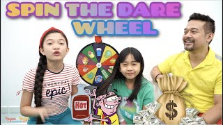 SPIN THE DARE WHEEL CHALLENGE | KAYCEE & RACHEL in WONDERLAND FAMILY