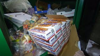 Dumpster Diving Aldi #264 FREE GROCERY SHOPPING!!!