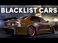 How blacklist cars would look in nfs carbon