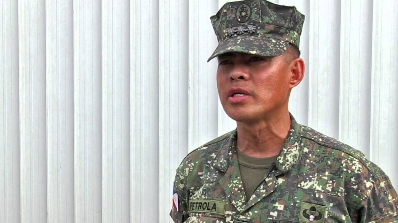 Philippine Marine Corps Col. Ricardo D. Petrola interview - YouTube