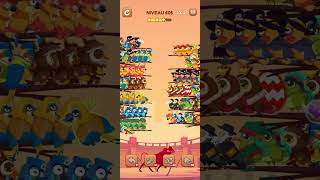 bird sort 2 color puzzle solution niveau 605 #games #gaming #puzzle #puzzlegame #androidgames screenshot 5