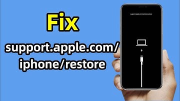 Fix iPhone Stuck on support.apple.com/iphone/restore (3 Ways)