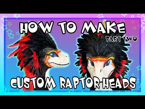 [HOW TO MAKE] Custom Raptor Masks PART TWO