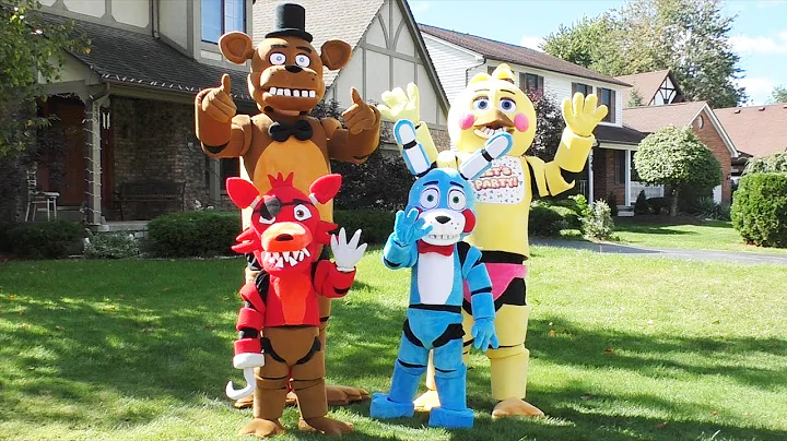 Amazing FNAF Costumes Foxy Bonnie Freddy Toy Chica...