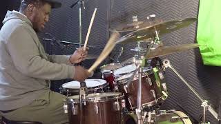 Drumming to Moses Yoofee trio (drum cover)