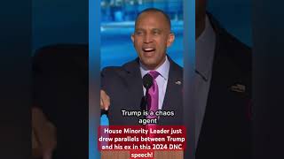 #hakeemjeffries :Parallel Trump to an "Old Boyfriend" during his Speech at the #dnc