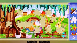 puzzle #5387 gameplay || HD mind relaxing cute cartoon animals jigsaw puzzle game video  screenshot 3