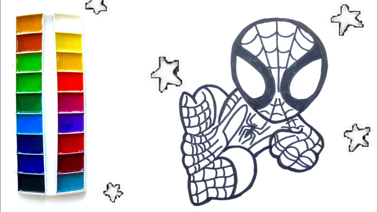Top 191+ spiderman drawing for kids super hot
