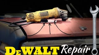 Dewalt DWE4120 Angle Grinder disassembly, inspection, and repair. It just stopped working one day!