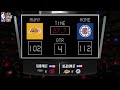 Lakers @ Clippers LIVE Scoreboard - Join the conversation and catch all the action on #NBAonTNT!