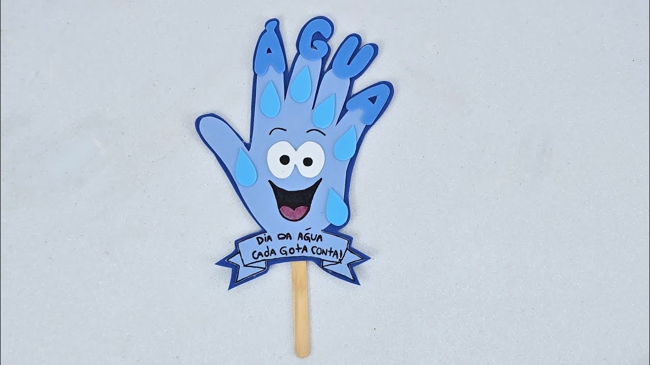 Lembrancinha Criativa para o Dia Mundial da Água | Feita com E.V.A