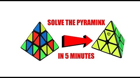How to solve the Pyraminx [Beginner tutorial]