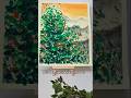 Day 24,Handmade landscape art using stamping technique