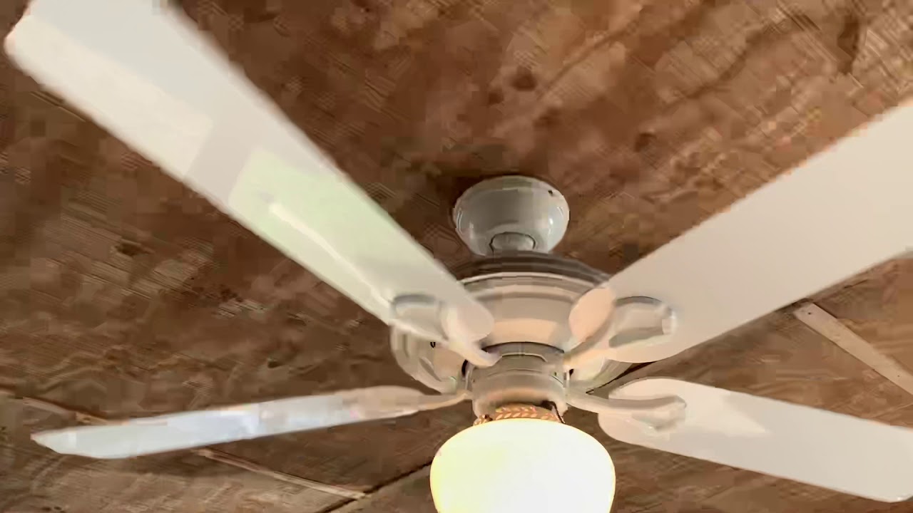 52" Hunter Mariner and Hunter Sea Air Ceiling Fans - YouTube
