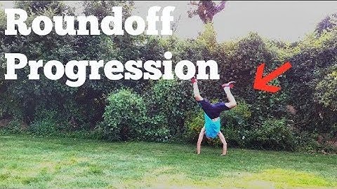 My Roundoff Backflip progression | One Day