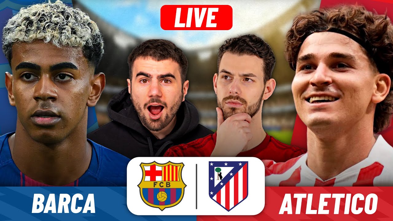 BARCELONA VS ATLETICO MADRID COPA DEL REY SEMIFINAL WATCHALONG! - YouTube