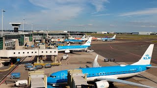 Panorama Terrace, Amsterdam Airport Schiphol, The Netherlands (2024) (4K) Observation Deck